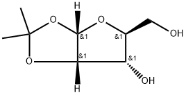 α-L-Ribofuranose, 1,2-O-(1-methylethylidene)- 구조식 이미지