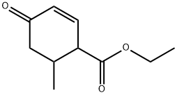 6-Methyl-4-oxo-cyclohex-2-enecarboxylic acid ethyl ester Structure