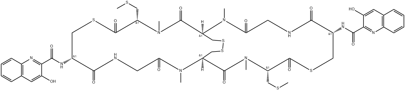 thiocoraline Structure