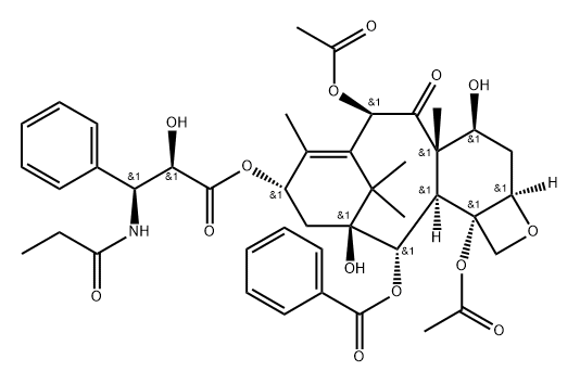 Cabazitaxel Impurity 34 구조식 이미지