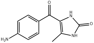 4-(4-Aminobenzoyl)-1,3-dihydro-5-methyl-2H-imidazol-2-one Structure