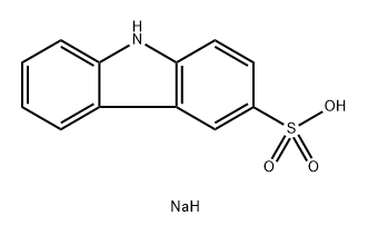 9H-Carbazole-3-sulfonicacid, sodium salt (1:1) Structure