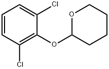 2-(2,6-Dichlorophenoxy)tetrahydro-2H-pyran Structure