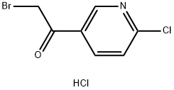 2-Bromo-1-(6-chloropyridin-3-yl)ethanone? hydrochloride Structure