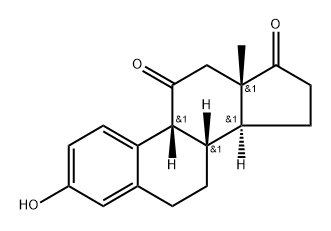 (9β)-3-Hydroxyestra-1,3,5(10)-triene-11,17-dione 구조식 이미지