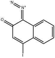 2(1H)-Naphthalenone, 1-diazo-4-iodo- Structure