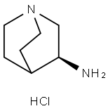 1-Azabicyclo[2.2.2]octan-3-amine, labeled with tritium, dihydrochloride, (S)- (9CI) Structure
