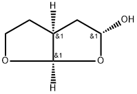 (2R,3aS,6aR)-Hexahydrofuro[2,3-b]furan-2-ol 구조식 이미지