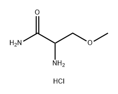 2-amino-3-methoxypropanamide hydrochloride 구조식 이미지