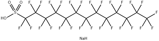 1-Tridecanesulfonic acid, 1,1,2,2,3,3,4,4,5,5,6,6,7,7,8,8,9,9,10,10,11,11,12,12,13,13,13-heptacosafluoro-, sodium salt (1:1) Structure