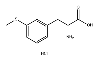 2-amino-3-(3-(methylthio)phenyl)propanoic acid hydrochloride Structure