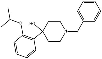 4-[2-(1-Methylethoxy)phenyl]-1-(phenylmethyl)-4-piperidinol Structure