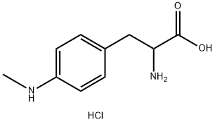 2-amino-3-[4-(methylamino)phenyl]propanoic
acid dihydrochloride Structure