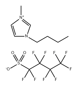 1-Butyl-3-methylimidazolium Nonafluorobutanesulfonate Structure