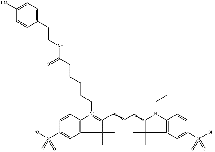 Cyanine 3 Tyramide 구조식 이미지