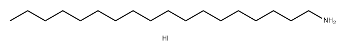 Octadecanammonium iodide Structure