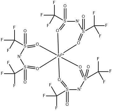 Aluminum, tris[1,1,1-trifluoro-N-[(trifluoromethyl)sulfonyl-κO]methanesulfonamidato-κO]-, (OC-6-11)- Structure