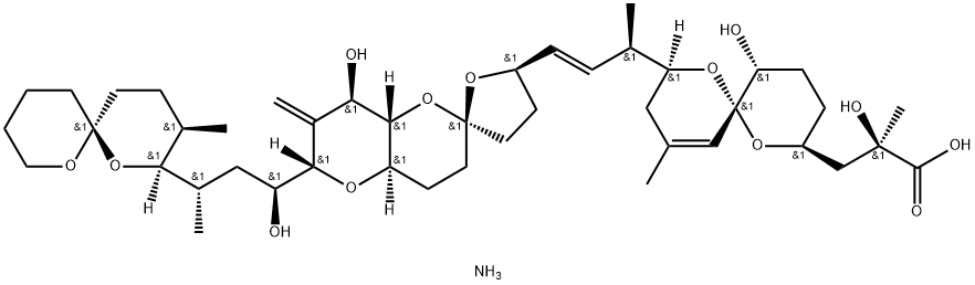 OKADAIC ACID AMMONIUM SALT, 98 Structure