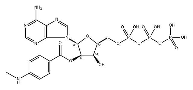 2'/3'-(N-Methylanthraniloyl)-adenosine-5'-triphosphate triethylammonium salt Structure