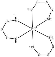 AMMONIUM TRIS(PENTASULFIDO)PLATINATE(IV& 구조식 이미지