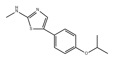 5-(4-Isopropoxyphenyl)-N-methylthiazol-2-amine Structure