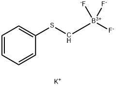 Potassium trifluoro[(phenylsulfanyl)methyl]boranuide 구조식 이미지