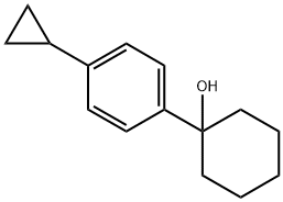 1-(4-cyclopropylphenyl)cyclohexanol Structure