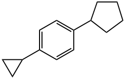 1-Cyclopentyl-4-cyclopropylbenzene Structure