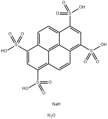 1,3,6,8-Pyrenetetrasulfonic Acid (sodium salt hydrate) Structure