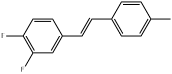(E)-1,2-difluoro-4-(4-methylstyryl)benzene 구조식 이미지