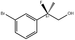 (R)-2-(3-Bromophenyl)-2-fluoropropan-1-ol Structure