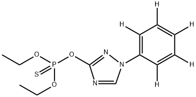 Triazophos-D5 Structure