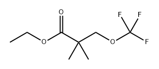 ethyl 2,2-dimethyl-3-(trifluoromethoxy)propanoate Structure