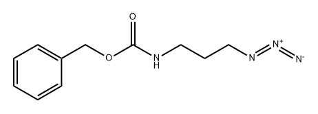 Carbamic acid, N-(3-azidopropyl)-, phenylmethyl ester Structure