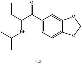 3,4-Methylenedioxy-α-Isopropylaminobutiophenone (hydrochloride) Structure