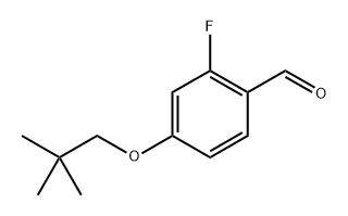 2-fluoro-4-(neopentyloxy)benzaldehyde 구조식 이미지