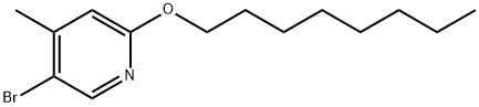 5-Bromo-4-methyl-2-(octyloxy)pyridine Structure