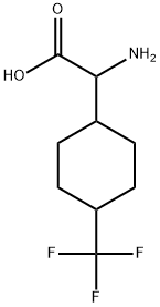 Cyclohexaneacetic acid, α-amino-4-(trifluoromethyl)- Structure
