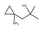 1-(1-Aminocyclopropyl)-2-methylpropan-2-ol 구조식 이미지
