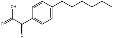 2-(4-hexylphenyl)-2-oxoacetic acid Structure