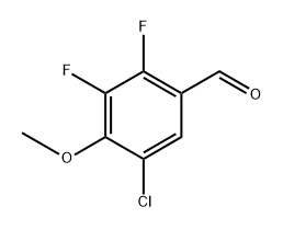 5-chloro-2,3-difluoro-4-methoxybenzaldehyde Structure