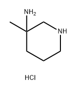 3-methylpiperidin-3-amine hydrochloride 구조식 이미지