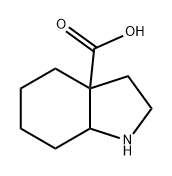 Octahydro-indole-3a-carboxylic acid Structure