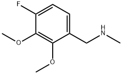 4-Fluoro-2,3-dimethoxy-N-methylbenzenemethanamine Structure