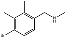 1-(4-bromo-2,3-dimethylphenyl)-N-methylmethanamine Structure