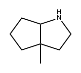 3a-Methyl-octahydro-cyclopenta[b]pyrrole Structure