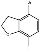 4-bromo-7-fluoro-2,3-dihydro-1-benzofuran Structure