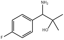 Benzeneethanol, β-amino-4-fluoro-α,α-dimethyl- Structure