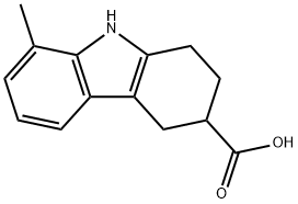 8-methyl-2,3,4,9-tetrahydro-1H-carbazole-3-carboxylic acid Structure