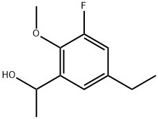 5-Ethyl-3-fluoro-2-methoxy-α-methylbenzenemethanol Structure